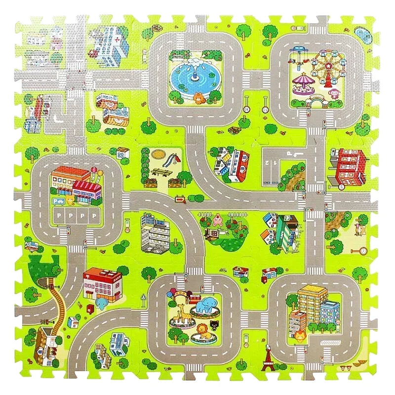 Tapis Puzzle En Mousse (9 pièces)