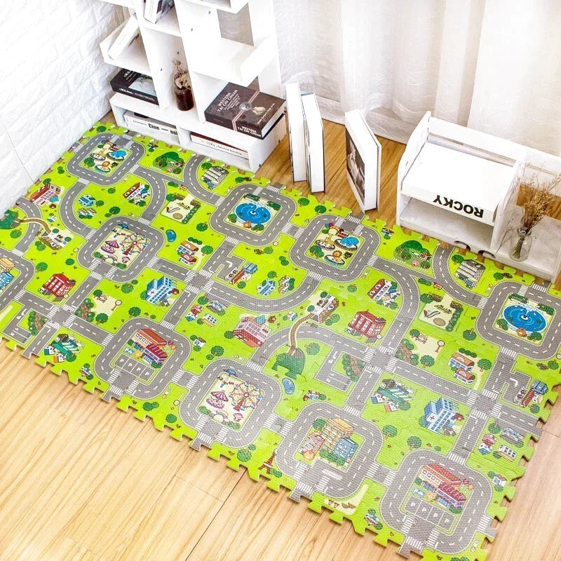 Tapis Puzzle En Mousse (9 pièces)