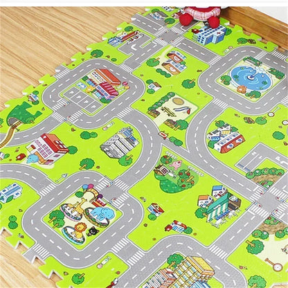 Tapis Puzzle En Mousse (9 pièces)