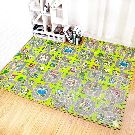 Tapis Puzzle En Mousse (9 pièces)
